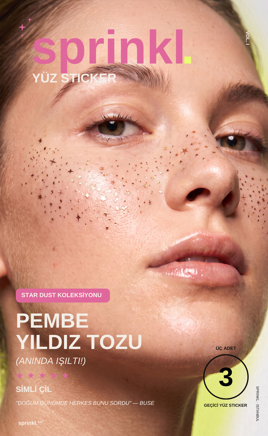 Star Dust — Pembe Simli Yıldız Çil
