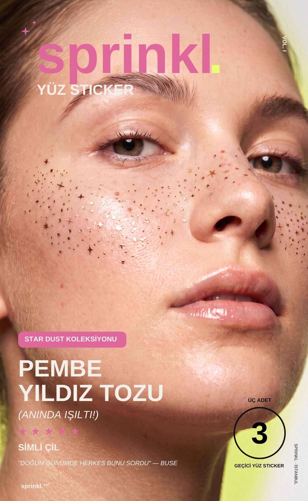 Star Dust — Pembe Simli Yıldız Çil