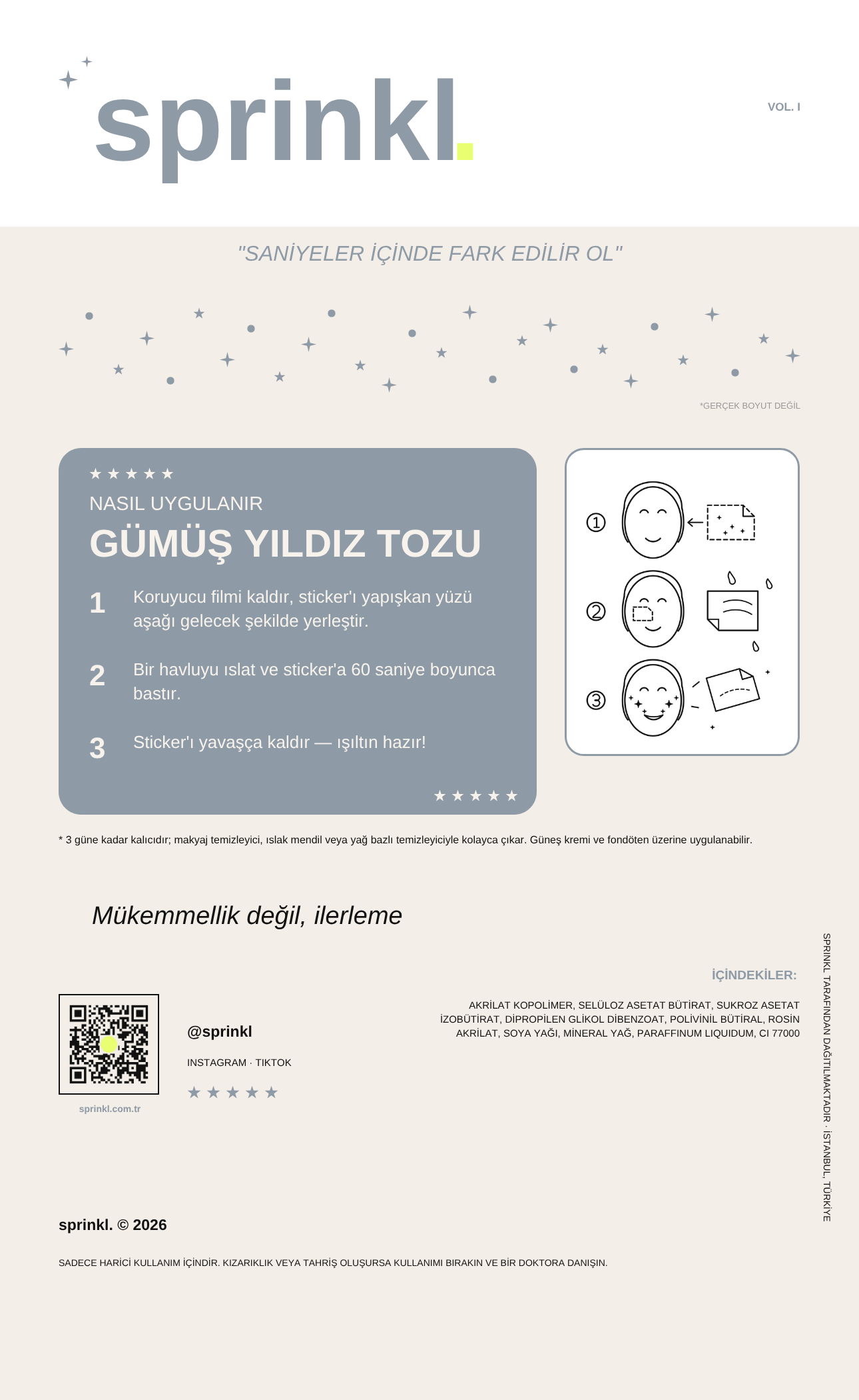Star Dust — Gümüş Simli Yıldız Çil