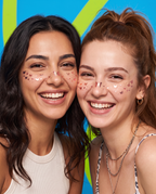 Butterfly Kiss — Pembe Kelebek Yüz Sticker