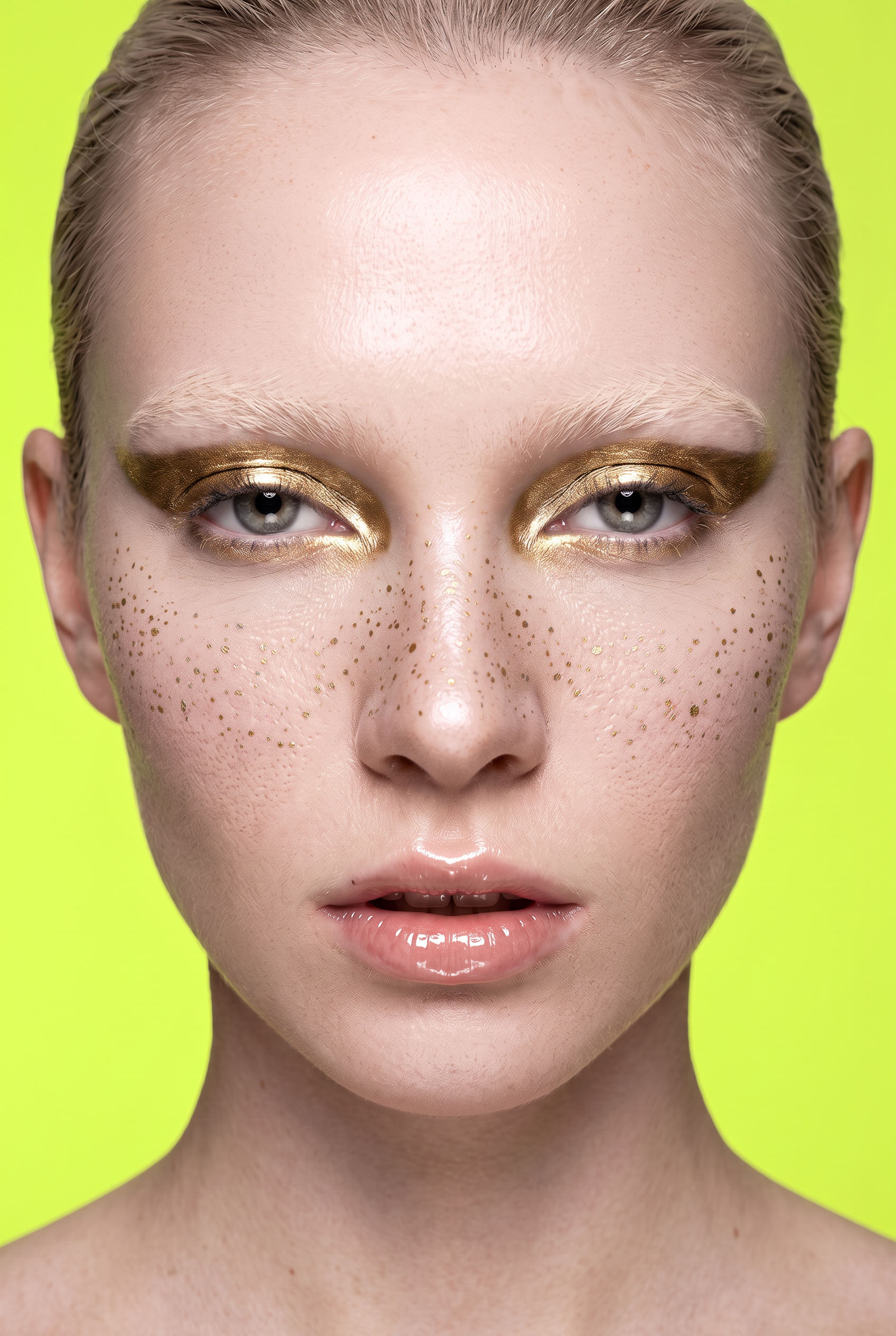 Faux Freckle — Altın Simli Çil