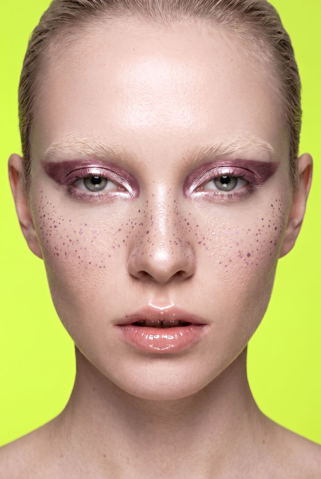Faux Freckle — Pembe Simli Çil
